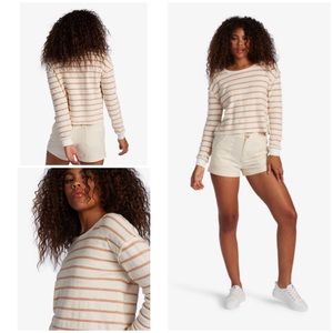 Roxy Hiking Dreams Long Sleeve Scoop Neck Top